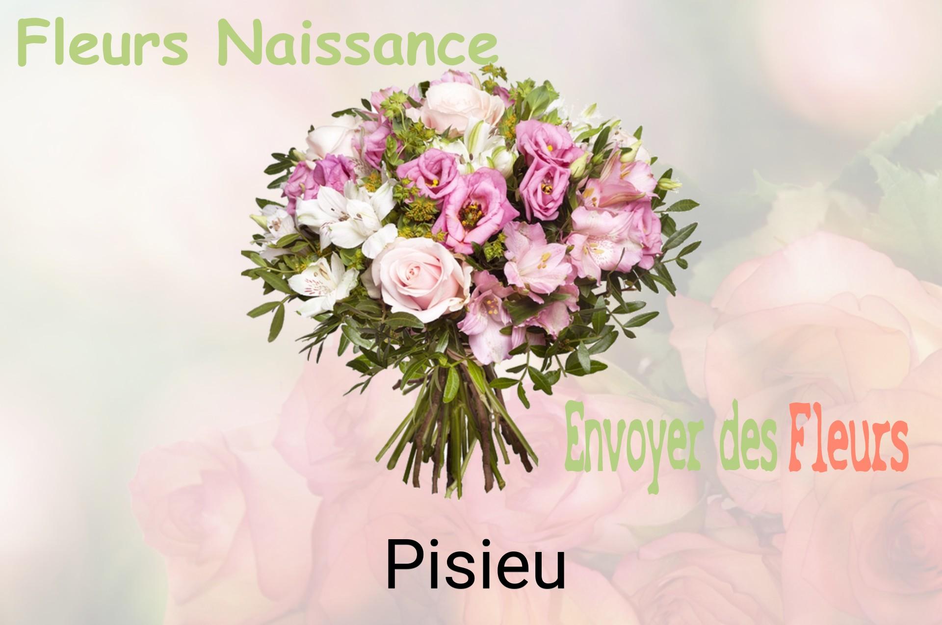Bouquet de fleurs de naissance livré à Pisieu